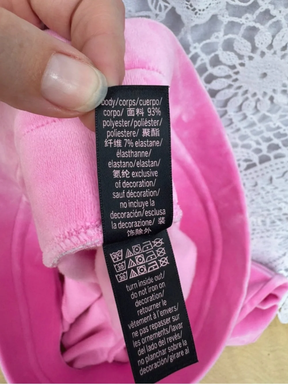 Victoria's Secret Pink Velour Jogger Pants